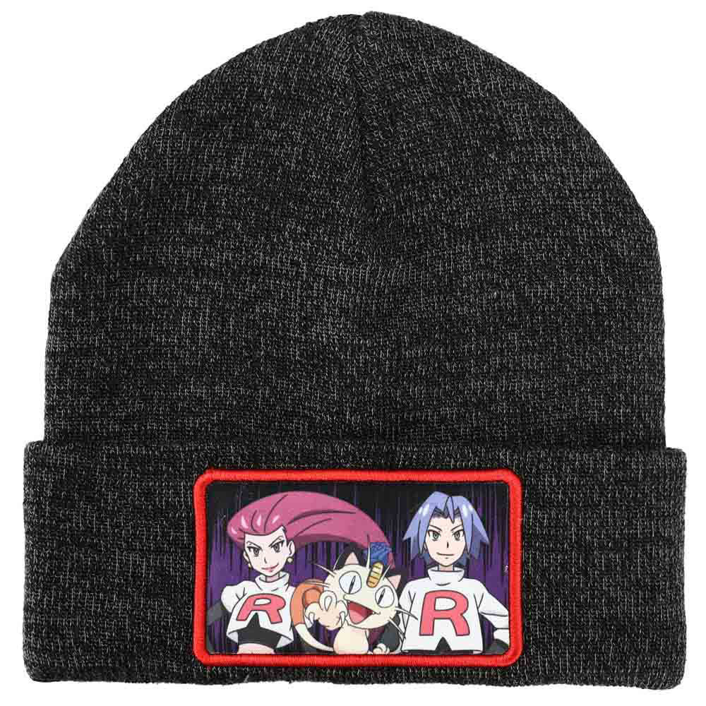 POKEMON TEAM ROCKET SUBLIMATED PATCH BEANIE – Alicia's Anime