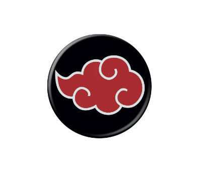 Naruto Akatsuki Clouds 1.25" Button