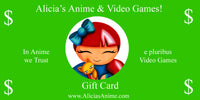 Alicia's Anime Gift Card