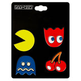 Pac-man 4 Pack Lapel Pins