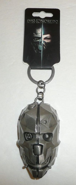 Dishonored 2 Corvo Mask Metal 3D Keychain