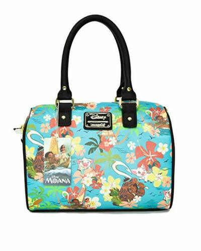 Loungefly Disney Moana Floral Flowers Duffel Tote Bag Purse Handbag