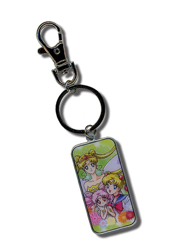 Sailor Moon Metal Keychain - Serenity, Sailor Moon & Chibiusa