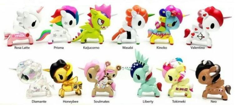 5 Tokidoki pony newest sets