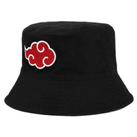 NARUTO HIDDEN LEAF & RED CLOUD REVERSIBLE BUCKET HAT