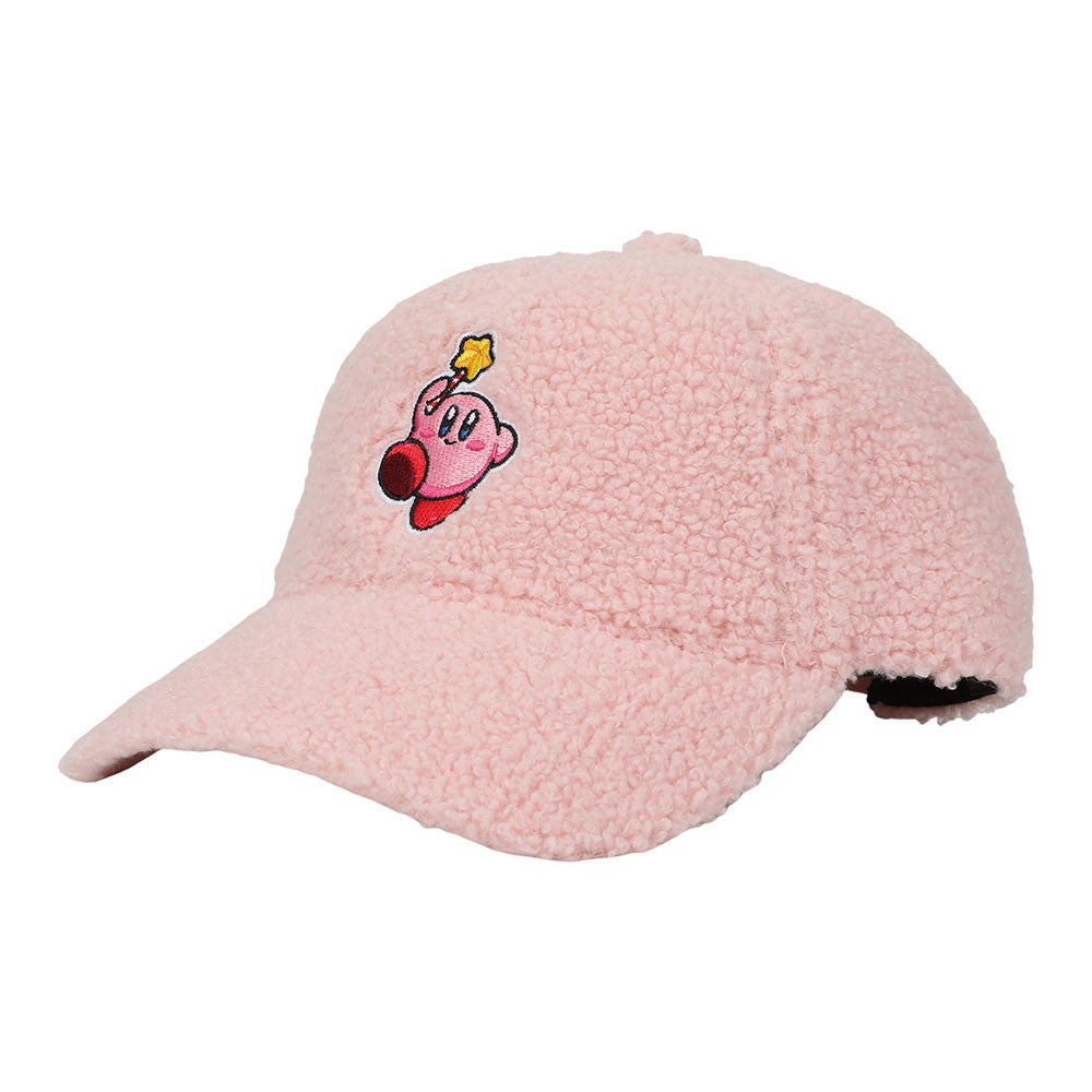 KIRBY WARP STAR EMBROIDERED SHERPA HAT – Alicia's Anime