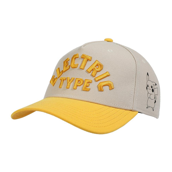 Pokemon Pikachu Electric Type Curved Bill Snapback