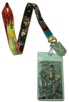 ATTACK ON TITAN - GROUP AND SWORD LANYARD