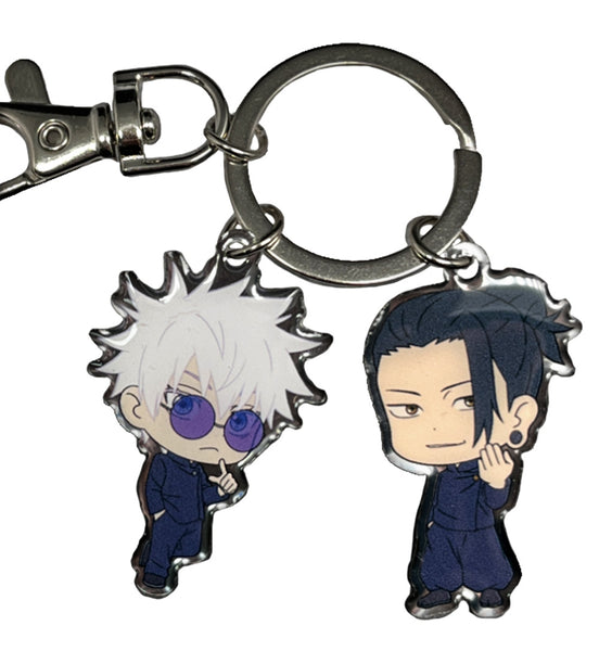 JUJUTSU KAISEN - SATORU GOJO, SUGURU GETO METAL KEYCHAIN