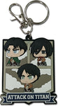 ATTACK ON TITAN - GROUP PVC KEYCHAIN