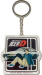 INITIAL D (COMIC) - FUJIWARA TAKUMI AND GT-APEX KEYCHAIN
