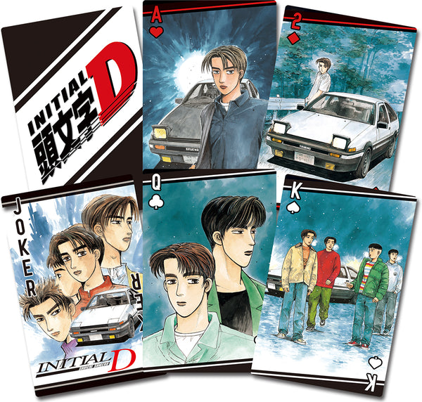 INITIAL D MANGA - MANGA ART VERSION PLAYING CARDS