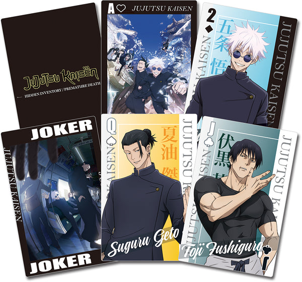 JUJUTSU KAISEN S2 - HIDDEN INVENTORY PREMATURE DEATH MAIN CHARACTER STAND VERSION PLAYING CARDS