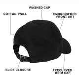 Pokemon Embroidered Gengar Adult Baseball Hat