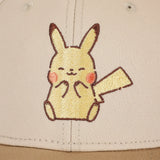 Pokémon Pikachu Electric Type White & Tan Traditional Adjustable Hat