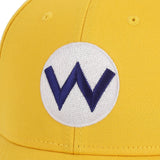 Super Mario Wario Embroidery Cotton Twill B2 Structured Baseball Cap Traditional Adjustable