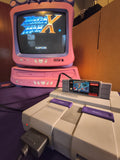 Super NES System with wires and 1 controller