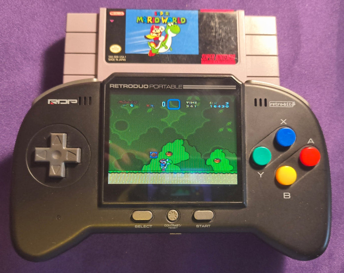 RDP Retroduo Portable System with charger + Super Mario World – Alicia ...