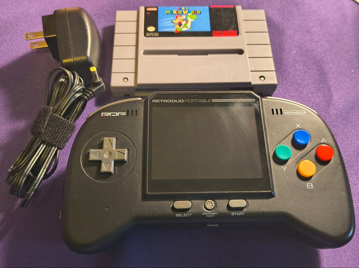 RDP Retroduo Portable System with charger + Super Mario World – Alicia ...