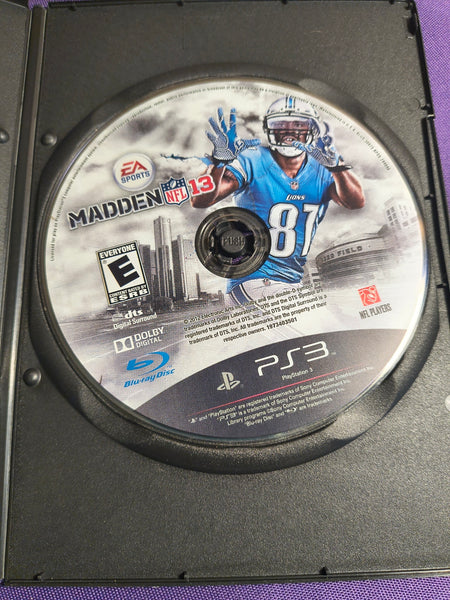 Madden NFL 13 - Playstation 3 (Disc only)