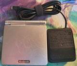 GameBoy Advance SP System (Platinum) + Charger