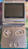 GameBoy Advance SP System (Platinum) + Charger