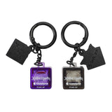 Jujutsu Kaisen Yuji and Gojo Key Cap Clicker Keychain Set