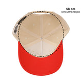 Super Mario Bros Fire Mario White & Red Retro Grandpa Snapback Hat