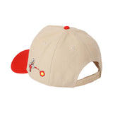 Super Mario Bros Fire Mario White & Red Retro Grandpa Snapback Hat