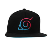 Naruto Shippuden Two Toned Hidden Leaf Village Flatbill Hat