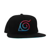 Naruto Shippuden Two Toned Hidden Leaf Village Flatbill Hat