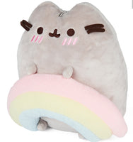 Pusheen with Rainbow, 9.5 in