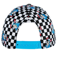 SONIC YOUTH SIZE CHECKERED AOP CURVED BILL SNAPBACK