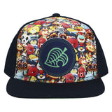 ANIMAL CROSSING SUBLIMATED YOUTH FLAT BILL SNAPBACK