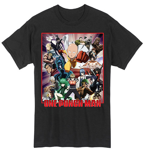 One Punch Man Group Adult Shirt