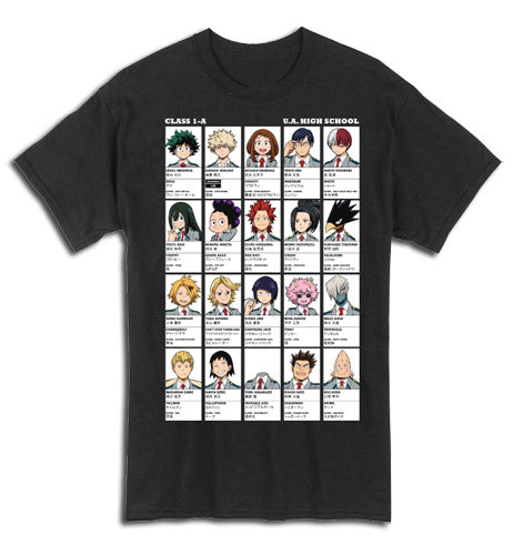 MY HERO ACADEMIA - CLASS 1-A STUDENTS ADULT SHIRT