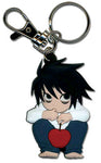 DEATH NOTE L SD PVC KEYCHAIN