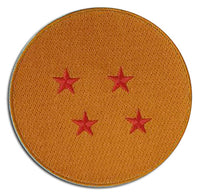 DRAGON BALL Z - 4-STAR DRAGONBALL EMBROIDERED PATCH