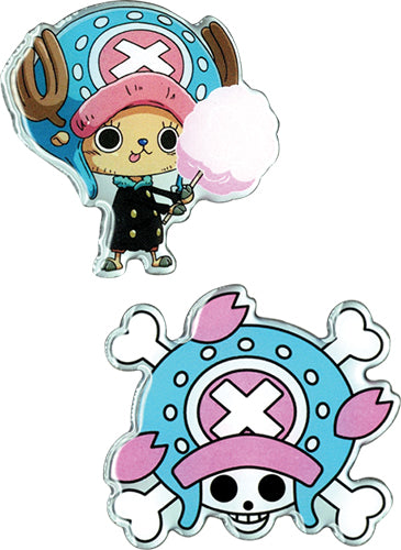 ONE PIECE - CHOPPER & CHOPPER SKULL METAL PINS