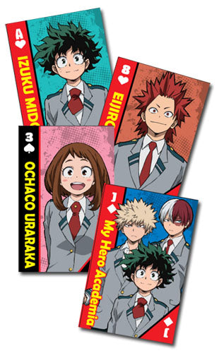 MY HERO ACADEMIA - SCHOOL UNIFORMS GROUP PLAYING CARDS