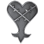 Kingdom Hearts Heartless Pewter Lapel Pin