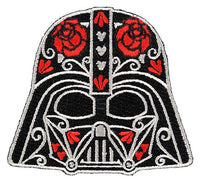 Loungefly Star Wars Darth Vader Roses Helmet Embroidered Patch