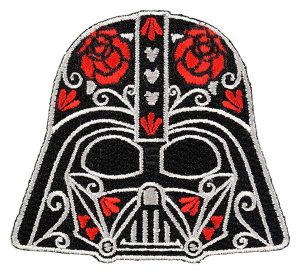 Loungefly Star Wars Darth Vader Roses Helmet Embroidered Patch