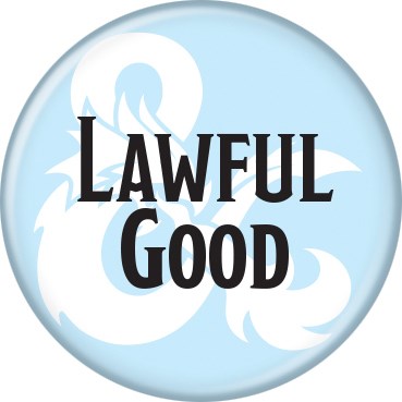 D&D Lawful Good 1 1/4" Button