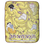 Bananya Fleece Throw Blanket