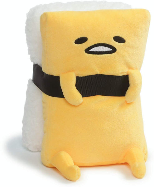 GUND Sanrio Gudetama The Lazy Egg Tamago Sushi Stuffed Animal Plush, White & Yellow, 9"