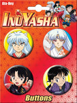 Inuyasha 4 Button Set #2