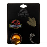Jurassic Park 4 Pack Lapel Pins