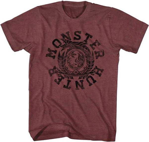 Monster Hunter Vintage Circle Adult Shirt