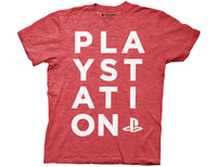 Playstation Run On Type Adult Shirt